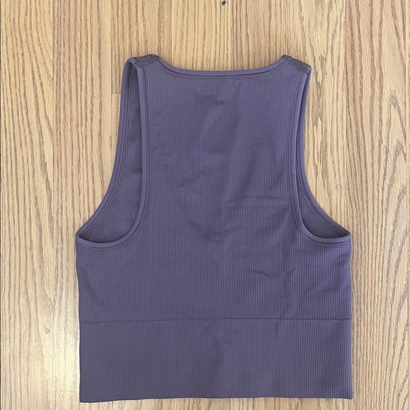 Athleta Women's Deep Purple Crop Top - Picture 2 of 4